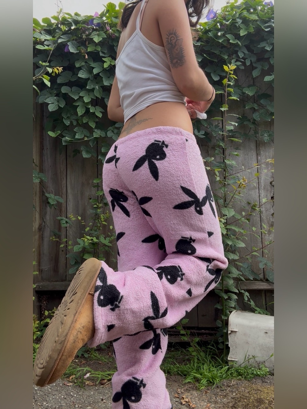 Y2K Playboy bunny low rise pjs - Picture 3 of 6